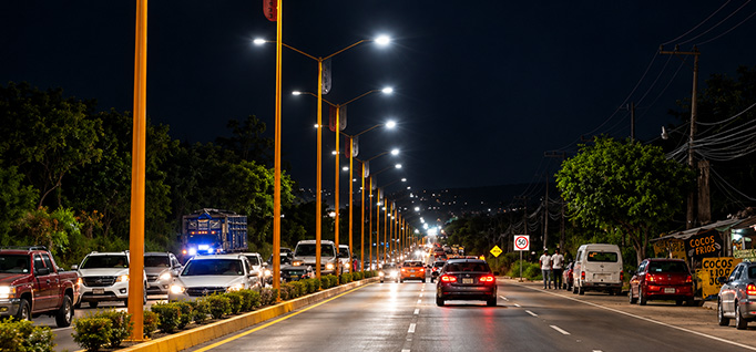 Alumbrado Carretera Acayúcan – La Ventosa